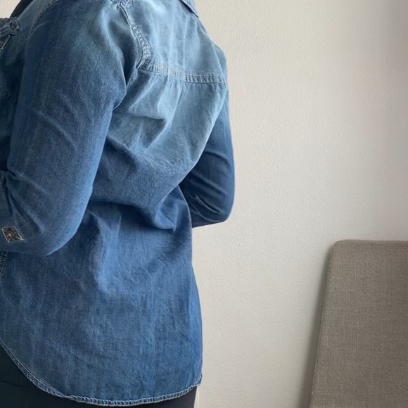 Full tilt denim collared button up shirt - Picture 4 of 6
